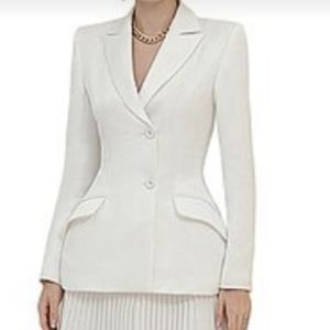 Women’s Tailored White Blazer Dress